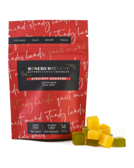 RoseBud StraightShooter Gummy Candy Edibles CBD