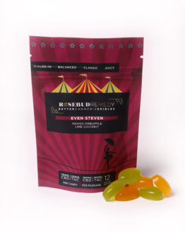 Rosebud Remedy Even Steven Gummy Edibles THC CBD 1
