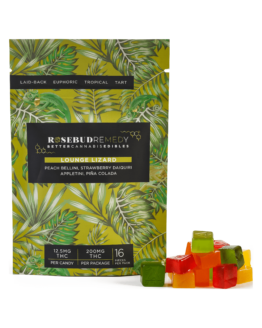 Rosebud Remedy Lounge Lizard Gummy Edibles THC 1