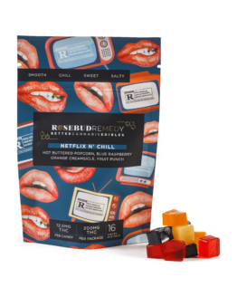 Rosebud Remedy Netflix n’ Chill Gummy Edibles THC 1